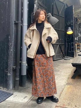 Ungrid STAFFさん（レディース・159cm）の冬コーディネート