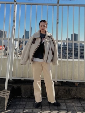 Ungrid STAFFさん（レディース・156cm）の冬コーディネート