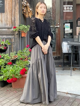 Ungrid STAFFさん（レディース・155cm）の冬コーディネート