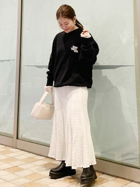 Ungrid STAFFさん（レディース・152cm）の冬コーディネート