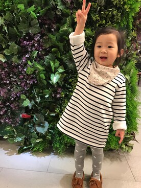 「Minnetonka（ミネトンカ）のアイテム（その他シューズ、ブラウン系）」を使った、juliusbabyさん（レディース）の春コーディネート