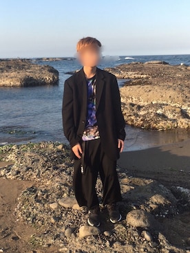 「アイテム（フォーマルスーツ/小物）」を使った、松凪さん（メンズ・169cm・10代）の夏コーディネート