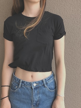 「韓国好きな人と繋がりたい」｜akariiさん（レディース・168cm）の夏コーディネート