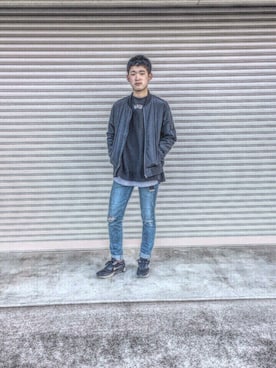 「ROXD（ロッド）のアイテム（ジャケット/アウター）」を使った、つばささん（メンズ・177cm）の春コーディネート