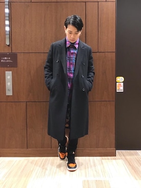 「HYSTERIC GLAMOUR（ヒステリックグラマー）のREVOLUTION SOUNDS刺繍 CPOシャツ（シャツ/ブラウス）」を使った、kokoheiさん（メンズ・170cm）の秋コーディネート