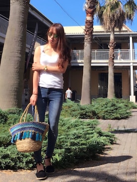  🌼 𝕞 𝕚 𝕟 𝕒 🌼さん（レディース・163cm）の夏コーディネート