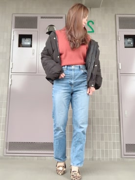  🌼 𝕞 𝕚 𝕟 𝕒 🌼さん（レディース・163cm）の冬コーディネート