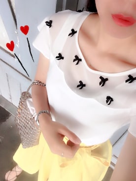 「MINIMUM（ミニマム）のアイテム（トップス）」を使った、kajikoさん（レディース・159cm）の夏コーディネート