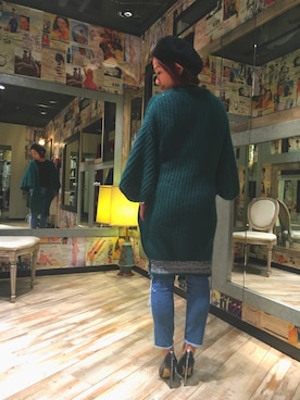 「デニムから始まったライフスタイルブランド」｜「アイテム（パンプス）」を使った、YuRiさん（レディース・155cm）の秋コーディネート