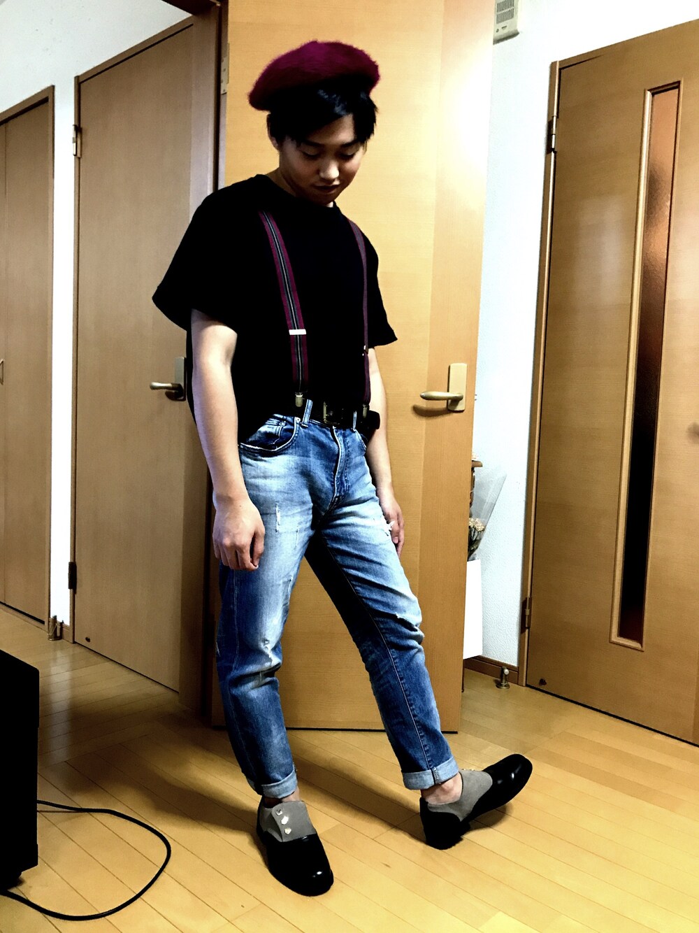 「秋のコーデ、オトナカジュアル、カジュアル、秋色、ユニクロ、プチプラコーデ、自宅、可愛い、男の子」｜「UNITED ARROWSのアイテム（Tシャツ/カットソー、ブラック系）」を使った、shionさん（レディース・160cm）の秋コーディネートの1枚目の写真