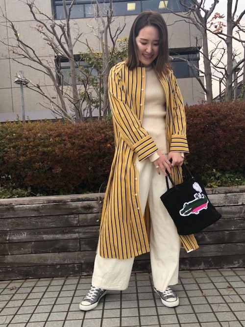 中西 花怜 ジ エアポート ストア ユナイテッドアローズ 成田空港第2ターミナル店 United Arrowsのパンツを使ったコーディネート Wear