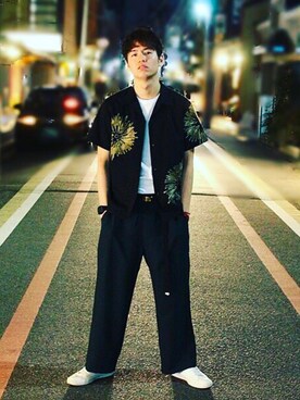 「SASQUATCHfabrix.（サスクワァッチファブリックス）のアイテム」を使った、2754さん（メンズ・179cm・20代）の春コーディネート