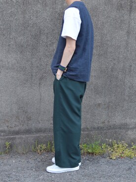 「アイテム（バングル/リストバンド）」を使った、2754さん（メンズ・179cm・20代）の春コーディネート