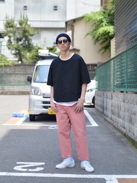 「SASQUATCHfabrix.（サスクワァッチファブリックス）のアイテム」を使った、2754さん（メンズ・179cm）の夏コーディネート