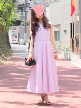 「サマンサタバサ」｜「アイテム（ワンピース/ドレス）」を使った、Rさん（レディース・154cm）の夏コーディネート
