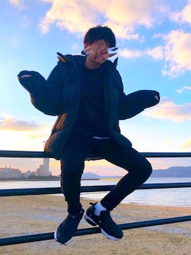 「UNIQLO（ユニクロ）の50色ソックス（消臭機能付き）（ソックス/靴下）」を使った、うめ  相互さん（メンズ・178cm）の冬コーディネート