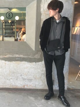 「Marc by Marc Jacobs（マークバイマークジェイコブス）のアイテム（アクセサリー）」を使った、Dさん（メンズ・178cm）の春コーディネート