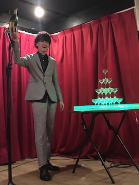 「アイテム（財布）」を使った、Dさん（メンズ・178cm）の秋コーディネート