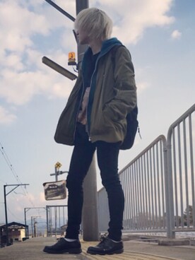 みっきーさん（メンズ・166cm）の冬コーディネート