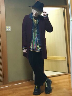 みっきーさん（メンズ・166cm）の冬コーディネート