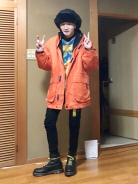 みっきーさん（メンズ・166cm）の冬コーディネート