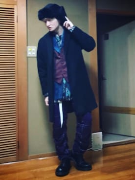 みっきーさん（メンズ・166cm）の冬コーディネート