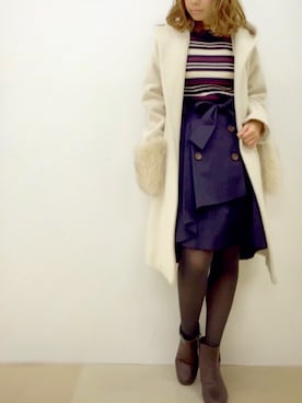 「BSTR」｜「アイテム（その他アウター）」を使った、maimainsさん（レディース・161cm）の冬コーディネート