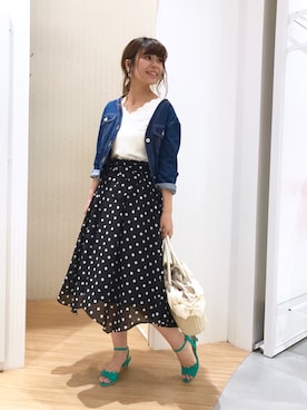 「willselection」｜「アイテム（アクセサリー）」を使った、maimainsさん（レディース・161cm）の春コーディネート