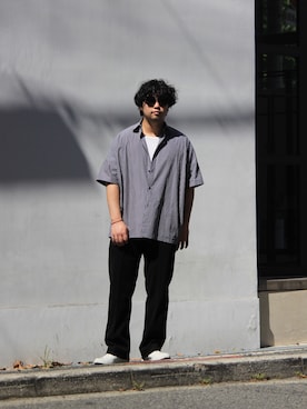 「marka（マーカ）のアイテム」を使った、カキモト フウゴさん（メンズ・172cm）の春コーディネート