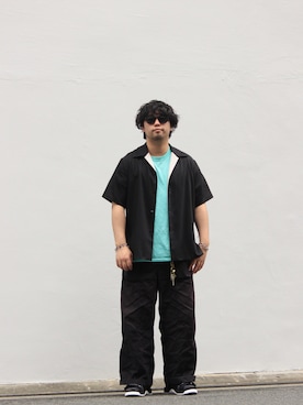 「アイテム（サンダル）」を使った、カキモト フウゴさん（メンズ・172cm・20代）の春コーディネート