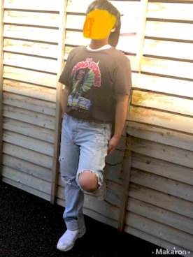 「ATTENTION（アテンション）のアイテム」を使った、やすさん（メンズ・160cm）の夏コーディネート