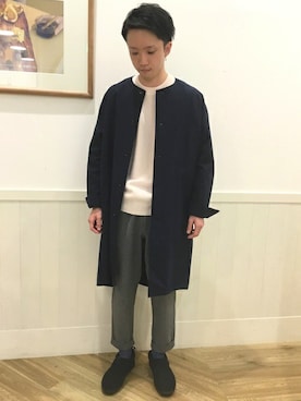 「SHIPS Days（シップスデイズ）のアイテム」を使った、佐々木さん（メンズ・169cm）の秋コーディネート