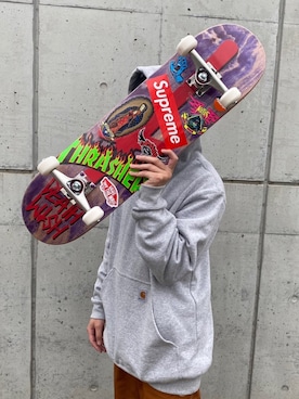 「SANTA CRUZ（サンタクルーズ）のアイテム（チノパンツ）」を使った、TAKIさん（メンズ・169cm）の春コーディネート