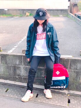 Stussy ステューシー のバックパック リュックを使った人気ファッションコーディネート Wear