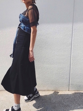 「AMAIL（アマイル）のアイテム」を使った、aiinoshimaさん（レディース・166cm）の春コーディネート