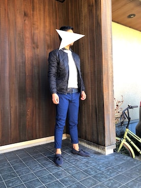 Teruya Nikaidoさん（メンズ・175cm）の冬コーディネート
