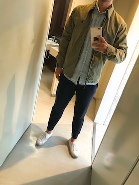 「Ralph Lauren」｜「アイテム（その他アウター）」を使った、Teruya Nikaidoさん（メンズ・175cm）の秋コーディネート