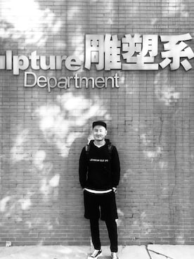 「PUBLIC SCHOOL（パブリックスクール）のアイテム（パンツ）」を使った、viishiiaさん（メンズ・175cm）の秋コーディネート