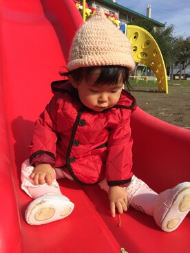 「1歳児」｜ERIさん（レディース・153cm）の秋コーディネート