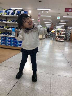 ブーツを使った ３歳女の子 の人気ファッションコーディネート 髪型 ショートヘアー Wear