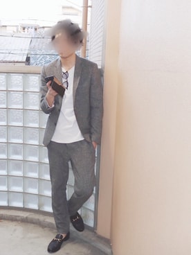「EDIFICE（エディフィス）のアイテム（その他シューズ）」を使った、kenta1さん（メンズ・172cm）の冬コーディネート