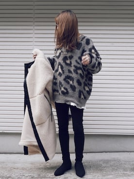 MINAEさん（レディース・160cm）の冬コーディネート