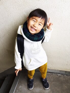 yuzuuu〜♡さん（キッズ・90cm）の冬コーディネート