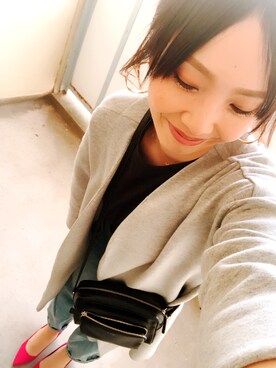 「無印良品（ムジルシリョウヒン）のアイテム（ジャケット/アウター）」を使った、yuzuuu〜♡さん（キッズ・100cm）の春コーディネート