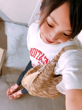 「SLY（スライ）のアイテム」を使った、yuzuuu〜♡さん（キッズ・100cm）の夏コーディネート