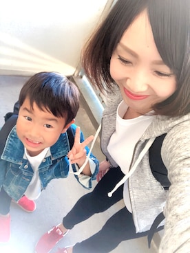 「シンプルおしゃれが好き」｜yuzuuu〜♡さん（キッズ・100cm）の秋コーディネート