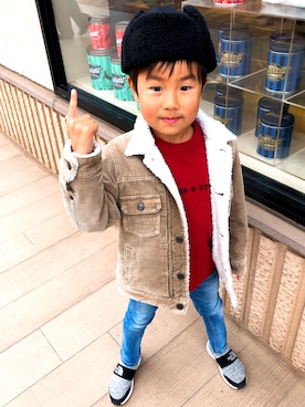 yuzuuu〜♡さん(キッズ・100cm)の冬コーディネート