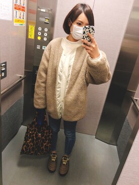 yuzuuu〜♡さん(レディース・158cm)の冬コーディネート