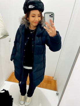 「DESCENTE ALLTERRAIN（デサント　オルテライン）のアイテム（ジャケット/アウター）」を使った、yuzuuu〜♡さん（レディース・158cm）の冬コーディネート