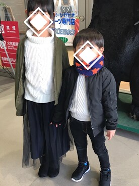 haru45さん（キッズ・120cm）の冬コーディネート